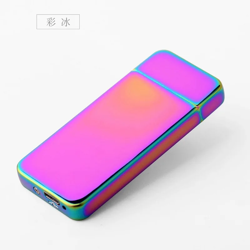 Зажигалка с USB-зарядкой маленькая перезаряжаемая зажигалка ветрозащитная для