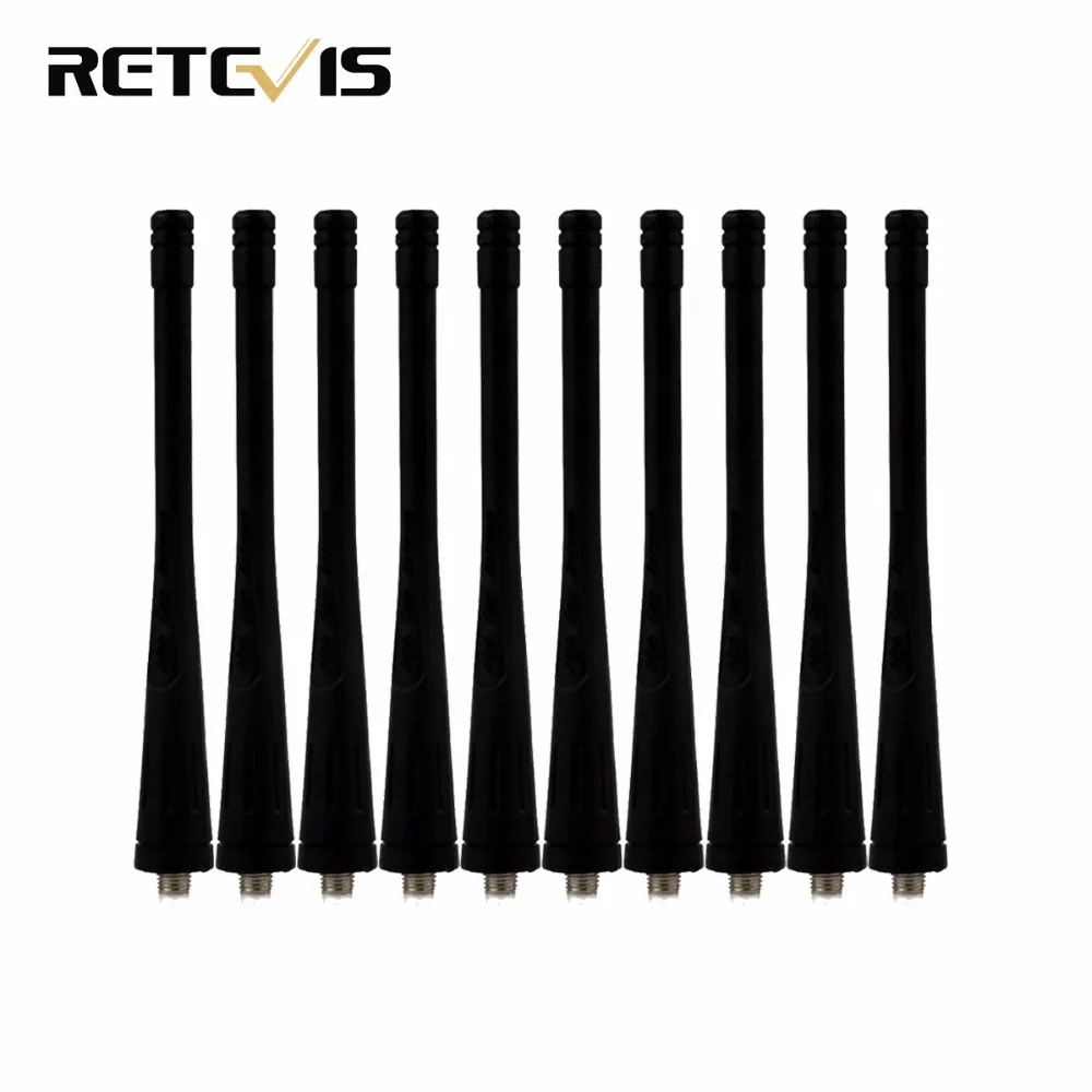 10 шт. Retevis H777 SMA F Антенна UHF 400 480 МГц для BF 666S 777 S Baofeng 888S Walkie Talkie Hf Transceiver J9104D|retevis