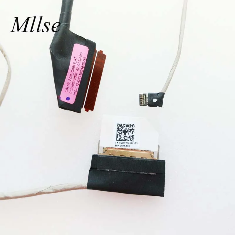Бесплатная доставка ЖК кабель для ноутбука Dell Inspiron 15 5000 5570 ORG PN:DC02002VB00 0DDHWX LVDS