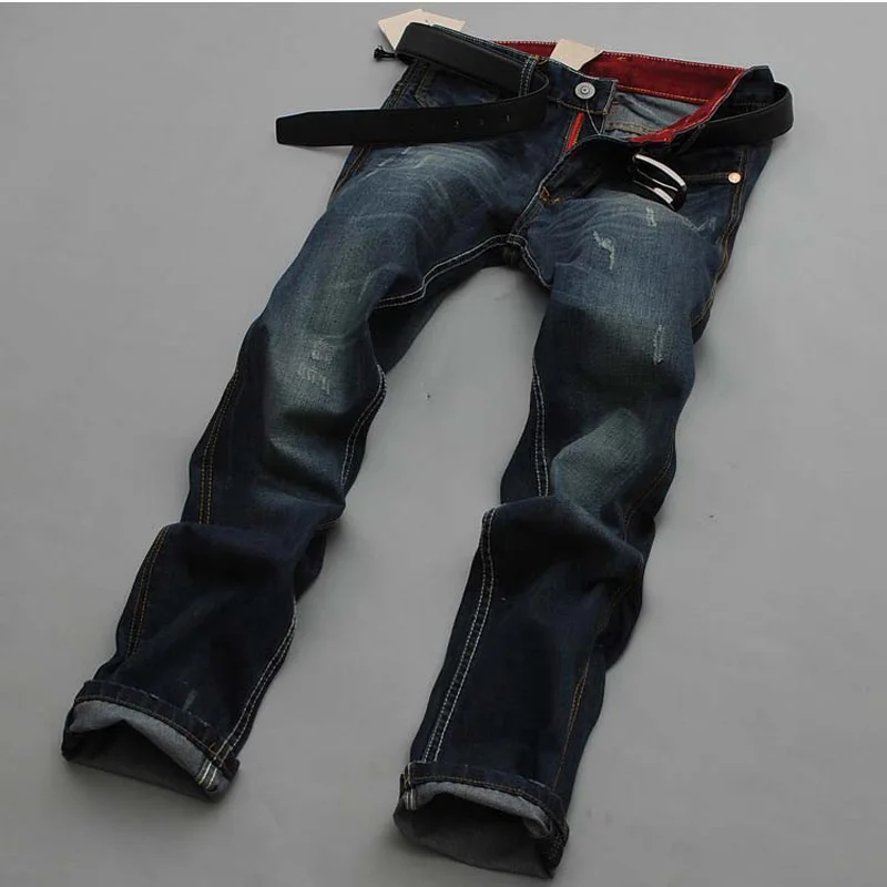 Модные Дизайнерские мужские джинсы брендовые известная марка Размеры: 28-40 |