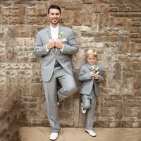 latest designs grey men suits for wedding suits boys suits child wear custom groom tuxedos terno masculino 3pieces costume homme