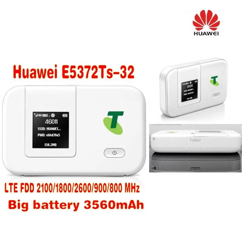 20 шт./лот разблокированный Huawei E5372Ts-32 mifi 4G 3560mah wifi ключ 4g беспроводной