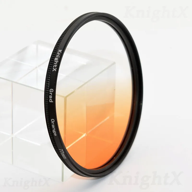 Фильтр для объектива 24 цвета синий оранжевый серый красный УФ фильтр nikon canon sony