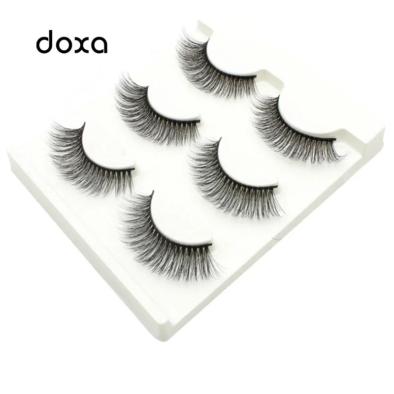 Три пары 3D химический накладные ресницы из искусственных волокон взрыв