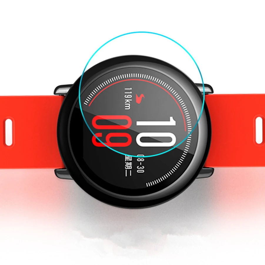 3-Pack Премиум Закаленное стекло для Xiaomi Huami Amazfit Спорт Смарт Watc экран протектор 9H закаленное защитное стекло