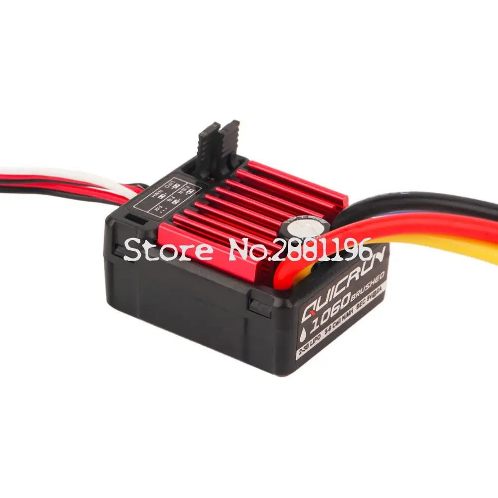 2 шт. 100% оригинальный HobbyWing QuicRun 1060 60A ESC 1:10 матовый электронный регулятор скорости