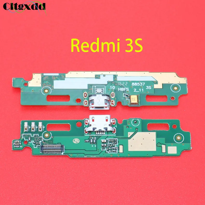 Cltgxdd микрофонный модуль+ USB плата с зарядным портом Flex кабель Разъем для Xiaomi Redmi 1 2 3 3S 4 4A 4X5 5plus 5A 6 6A S2