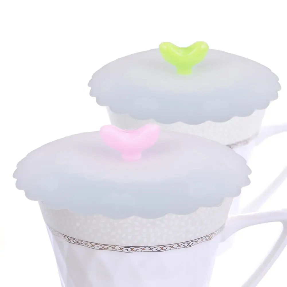 1 шт многоцветная силиконовая кружка в форме сердца с ложкой домашняя