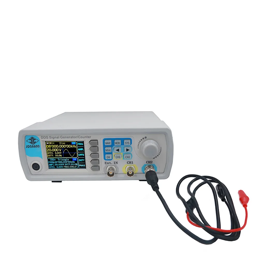 JDS6600 30 МГц цифровой LCD генератор сигналов произвольной волны DDS импульсный