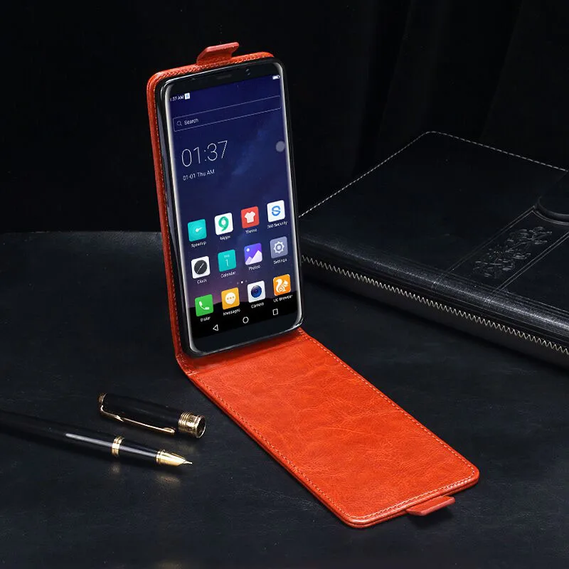 Чехол Bluboo S8 Роскошный кожаный флип-чехол для защитный чехол телефона задняя