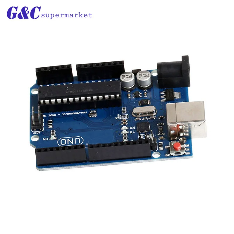 Для Arduino Uno R3 совместимый электронный ATmega328P микроконтроллер карты для