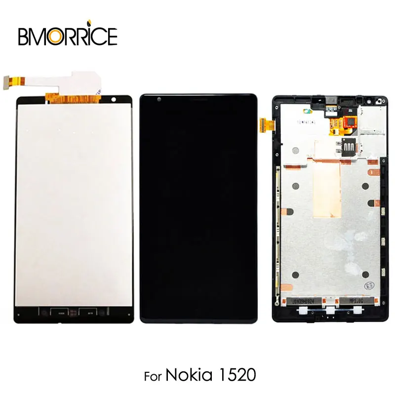 Оригинальный ЖК дисплей для Nokia Lumia 1520 кодирующий преобразователь сенсорного