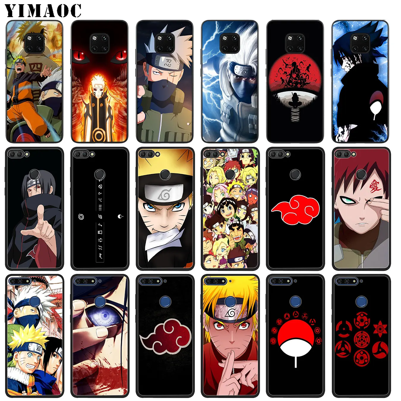 YIMAOC Наруто Kakashi Sasuke Мягкий силиконовый чехол для телефона Huawei Mate 30 20 10 Pro Lite Nova 5I 5t 5