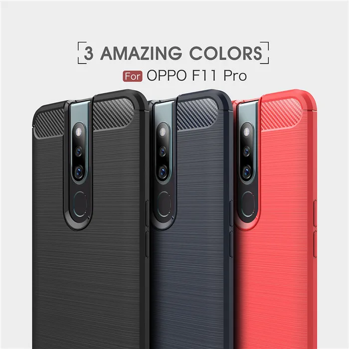 Для Oppo F11 Pro чехол матовый ТПУ силиконовый бампер защитный задний для F11Pro