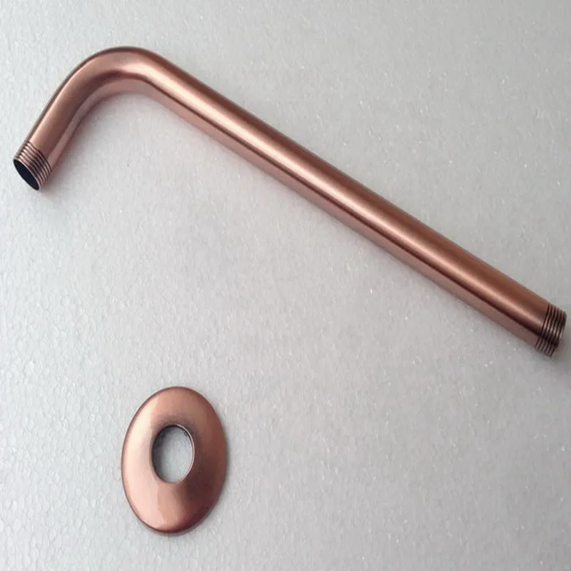 antique copper brass shower head extension pipe 12 long wall cover shower arm bathroom accessory standard 12 ash100 free global shipping