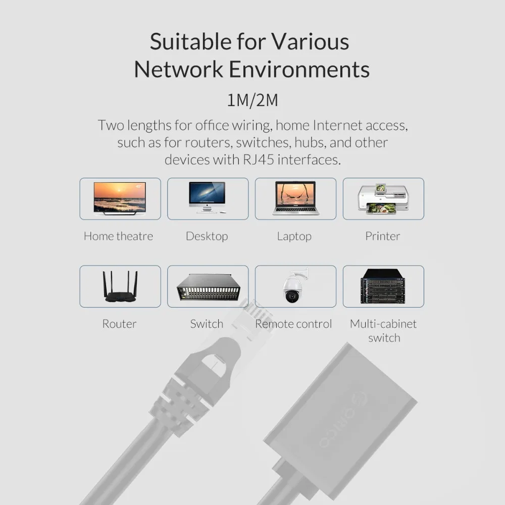 Удлинительный кабель ORICO Cat6 Ethernet сетевой Rj45 Lan штекер-гнездо RJ45 для ПК ноутбука |