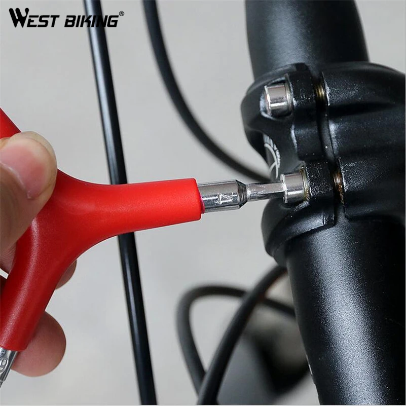 WEST BIKING шестигранный гаечный ключ y-образный велосипедный внутренний шестигранный гаечный ключ 4 мм 5 мм 6 мм MTB дорожный велосипед инструменты для ремонта велосипеда