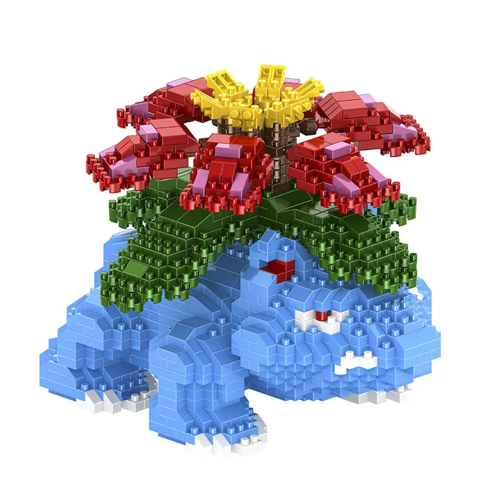 

B014 Diamond Building Blocks Flower Frog Japan Anime Figurines Toys Educational Gifts Action Figure Plastic Assembly Model Gift