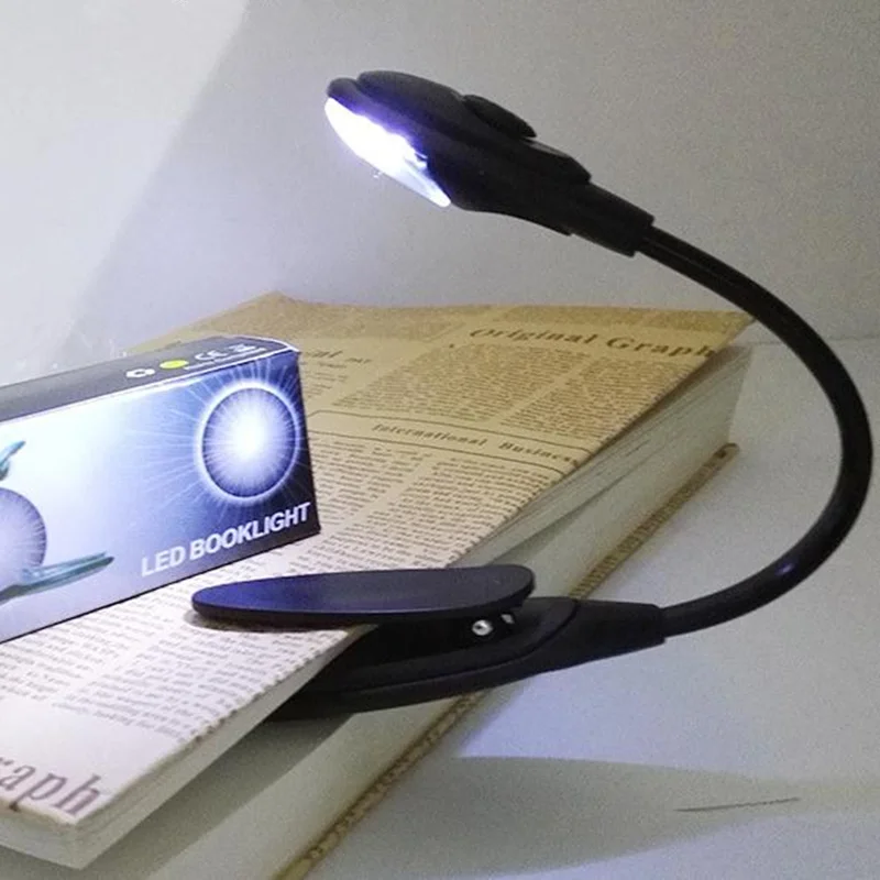 Портативный светодиодный USB светильник настольная лампа для чтения с защитой