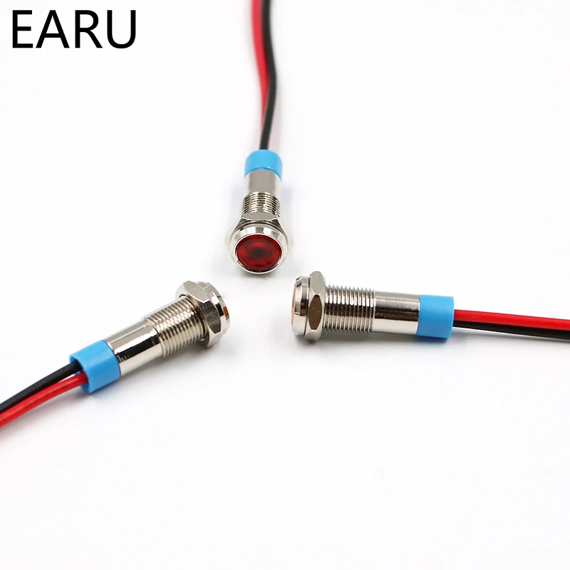 Водонепроницаемый Предупреждение ждающий фонарь 3 в 5 В 6 12 24 220 1 шт.|indicator light|signal