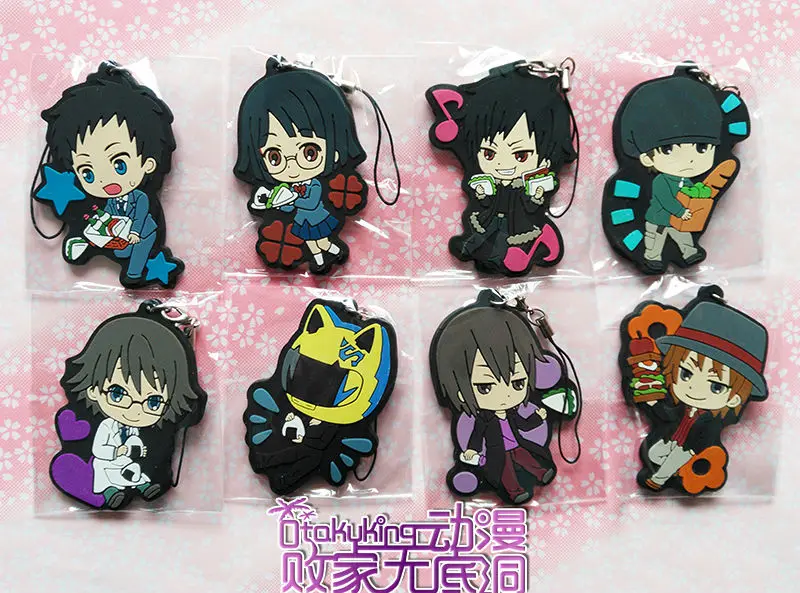 8 шт./компл. аниме Durarara 3 сторонние фигурки со стойкой DRRR фигурка Изая Орихара