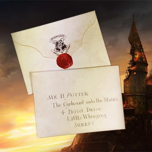 Potter School Acceptance Letter of admission at hogwarts Children Cosplay Tickets&amp Admission Juguetes for birthday | Дом и сад