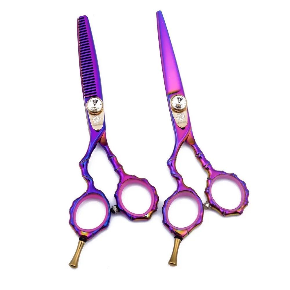 Парикмахерские ножницы с бамбуковой ручкой 5 дюйма | Красота и здоровье