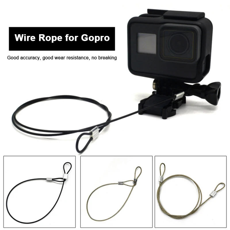 Трос из нержавеющей стали трос для Gopro Hero 5 4 + LCD 3 ND998|Чехлы экшн-камер| |