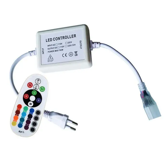 Светодиодная лента с дистанционным управлением AC110V AC220V RGB светодиодный