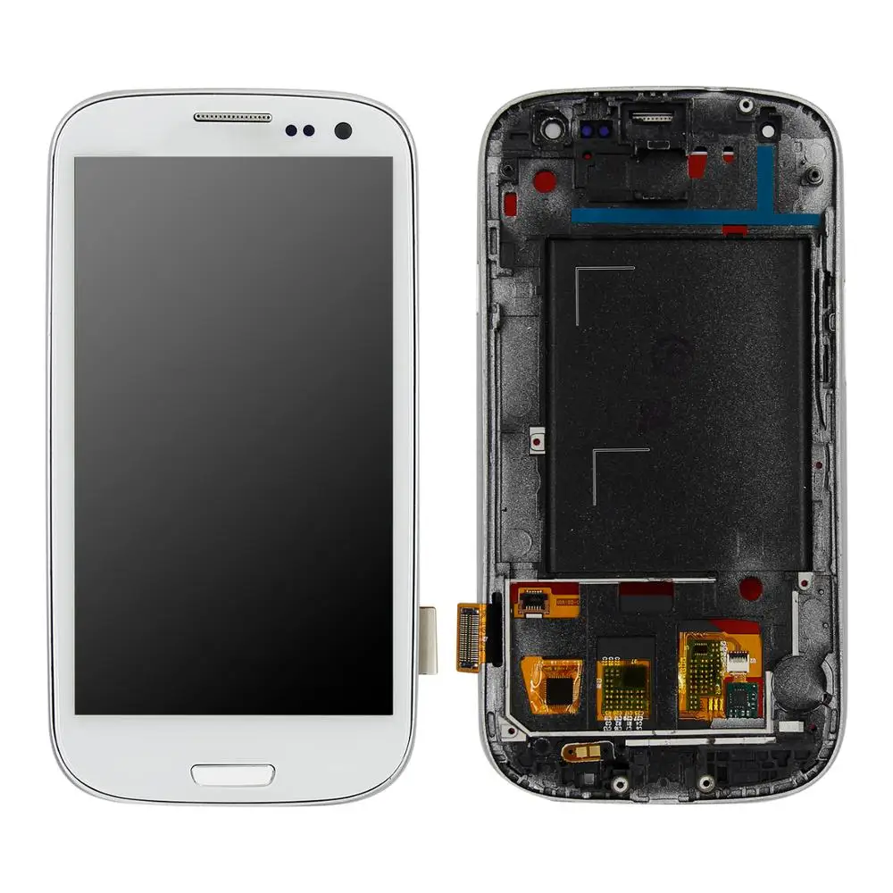 ЖК дисплей 4 8 дюйма для Samsung Glalaxy S3 i9300 i9300i i9308i с сенсорным экраном и дигитайзером в