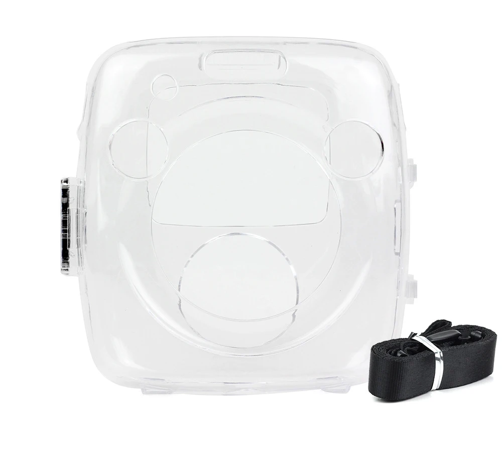 Fujifilm Instax Square SQ10 Кристальный чехол для камеры ПВХ прозрачный ремешок защитная