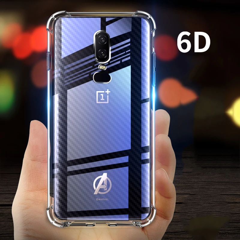 Чехол для Oneplus 6 [воздушная подушка] военная защита чехол из ТПУ противоударный