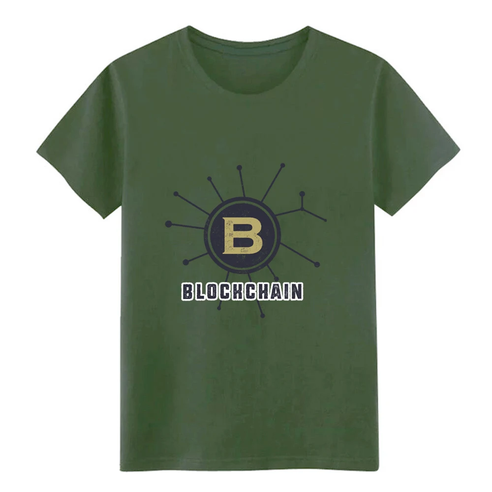 Мужская футболка с блокчейном биткоином S XXXL винтажная забавная Повседневная