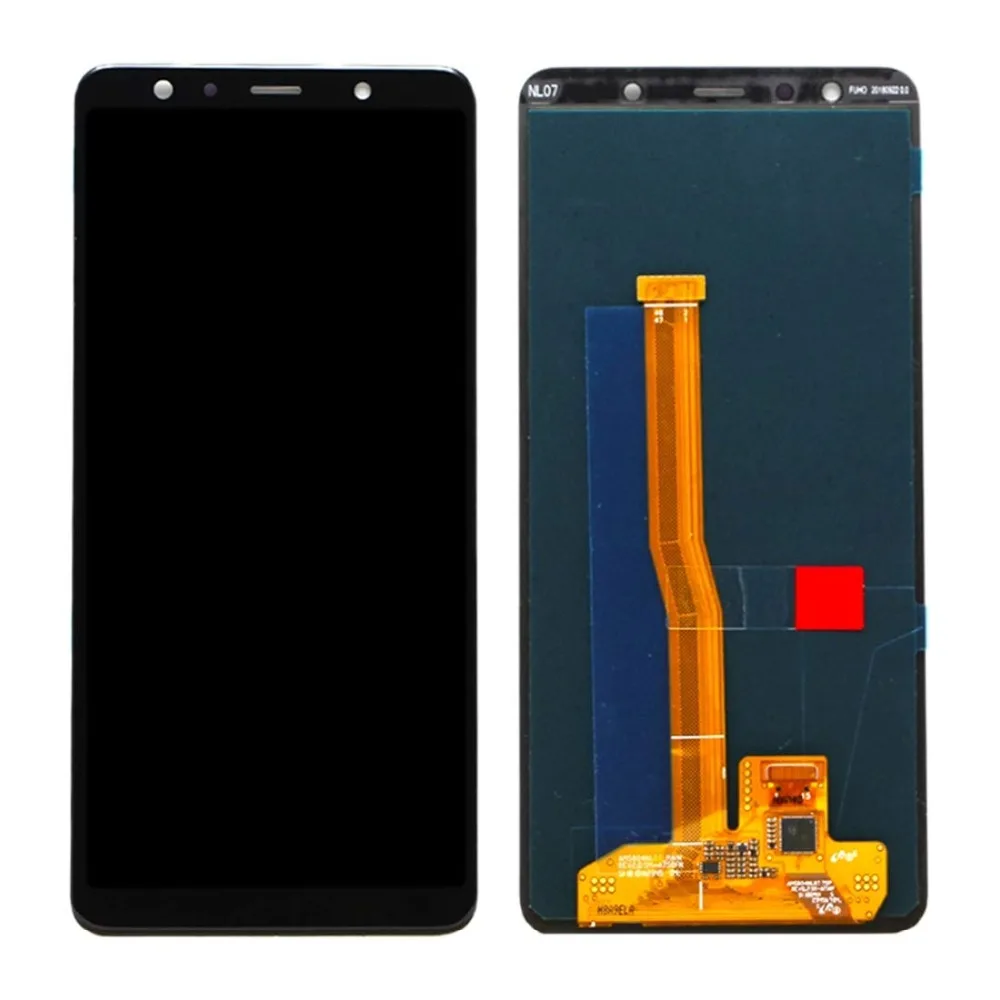 Супер AMOLED 6 0 &quotЖК-дисплей для SAMSUNG Galaxy A7 2018 ЖК-дисплей сенсорный экран дигитайзер