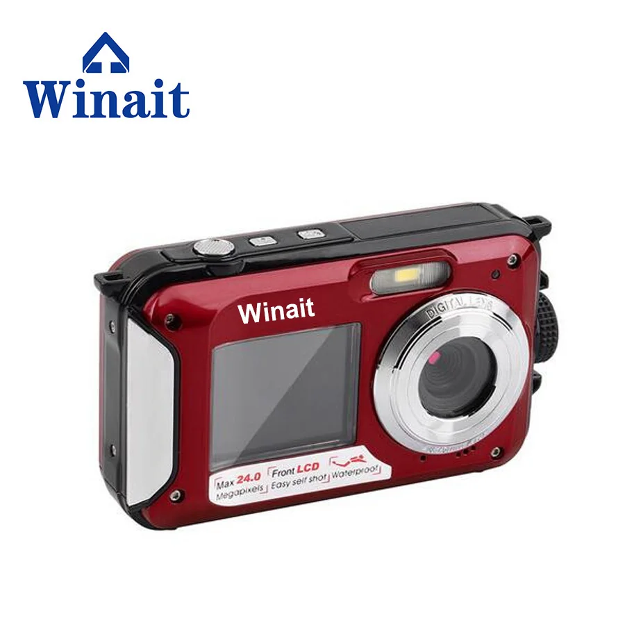 Водонепроницаемая цифровая камера Winait 5 м 16 кратный зум подводная HD 2 7 дюйма ЖК CMOS