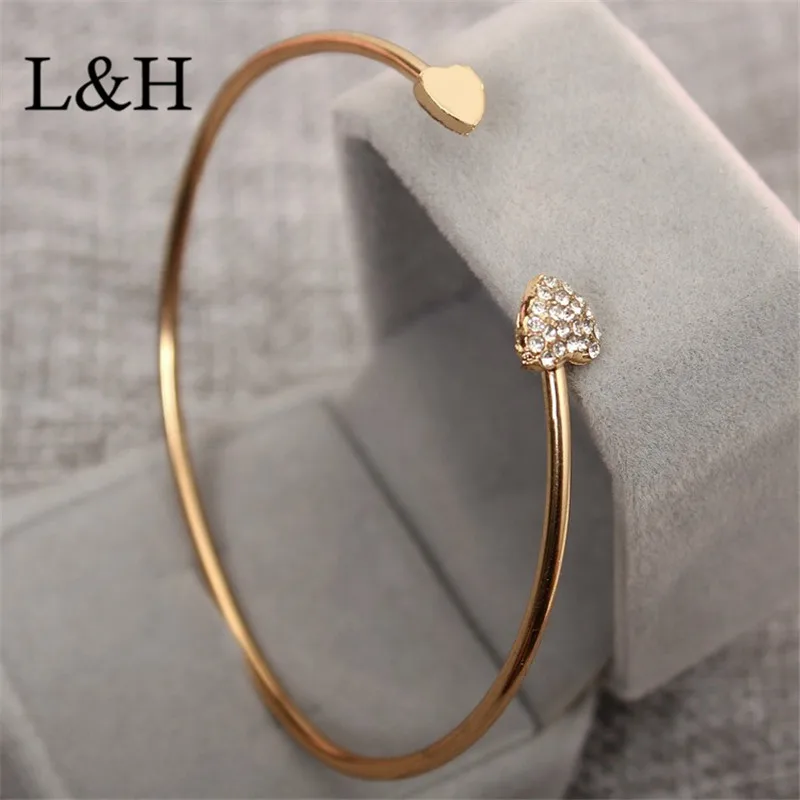 Новинка 2018 женский браслет L &amp H классические открытые браслеты золотого и