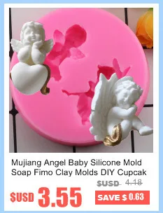 Mujang 3D ремесло Детское Мыло для обуви силиконовые формы Fimo глина свеча плесень помадка торт Deorating инструменты шоколадные формы для мастики