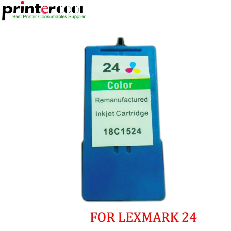 

einkshop 1PCS For Lexmark 24 Color Ink Cartridge 18C1524 for Lexmark X3530 X3550 X4550 X4530 Z1420 Z1410 Printer