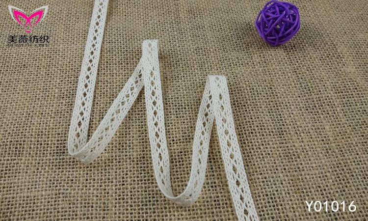 4 M0501 DIY ручной работы кружева аксессуары хлопок ткань кружева Хлопок Кружева волна 0,5 см горячая распродажа - Цвет: 4