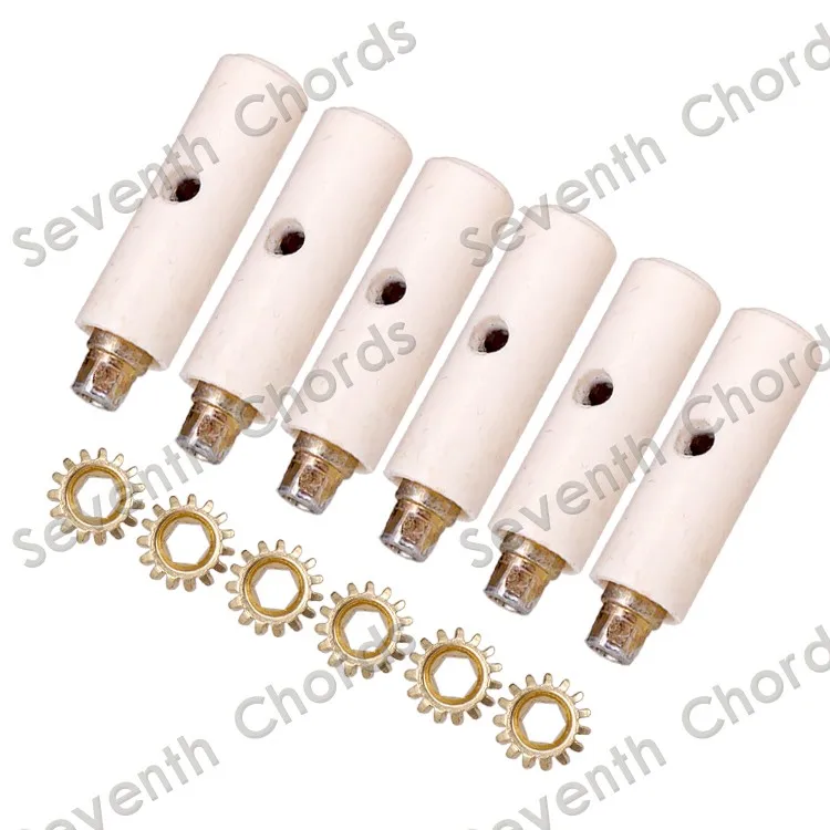 Гитары Колок Шестерни строка столбца пластмассы hex отверстие|guitar tuning pegs|tuning pegsguitar