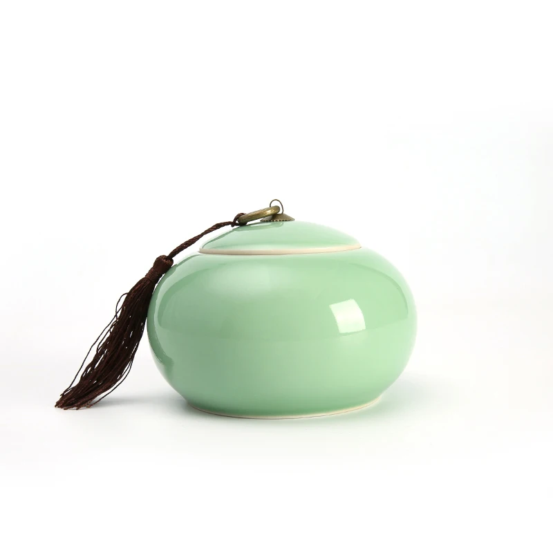 Фарфоровая емкость для хранения пищи чайная коробка герметичный контейнер Longquan