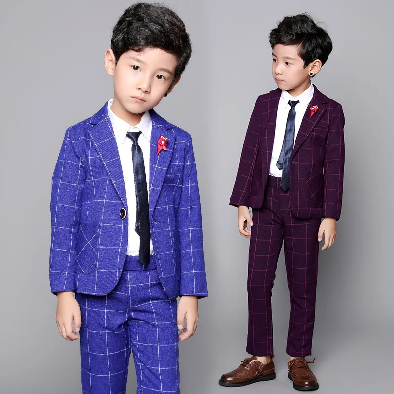 2 шт. блейзер и брюки для мальчиков на свадьбу|Костюмы| |