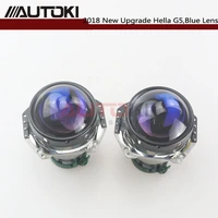 autoki upgrade 3 0 hid bixenon for hella g5 aluminum projector blue film lens auto car headlight headlamp retrofit d1s d2s d3s