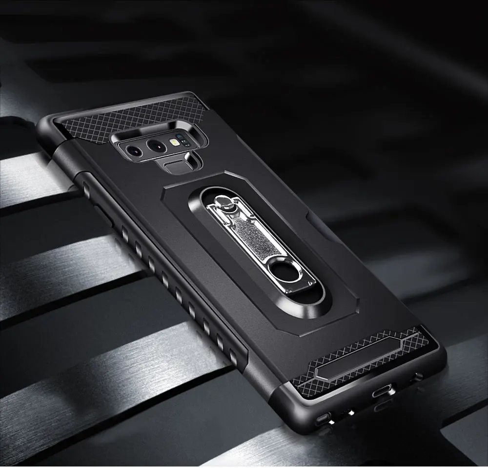 Роскошный чехол Raugee для samsung Galaxy Note 9, чехол с отделением для карт, противоударный чехол-подставка для samsung Note 9 S10 Plus S10e, чехол
