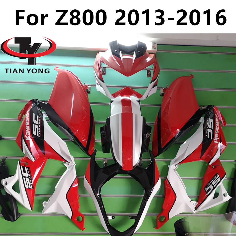 Для Kawasaki Z800 Z 800 2013 2014 2015 2016 13 14 15 16 лет кузовов Aftermarket мотоцикл обтекатель (литья под