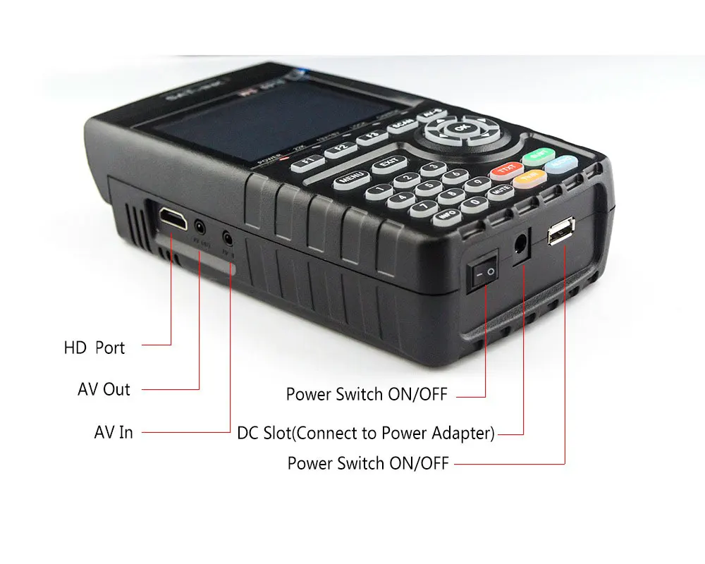 Satlink WS-6916 спутниковый искатель HD DVB-S2 высокой четкости Satfinder 6916 3,5 дюймов MPEG-2/MPEG-4 DVB S2 WS6916 спутниковый искатель