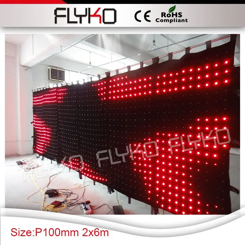 Бесплатная доставка производит фарфор этап используется 2x6 м светодиодный