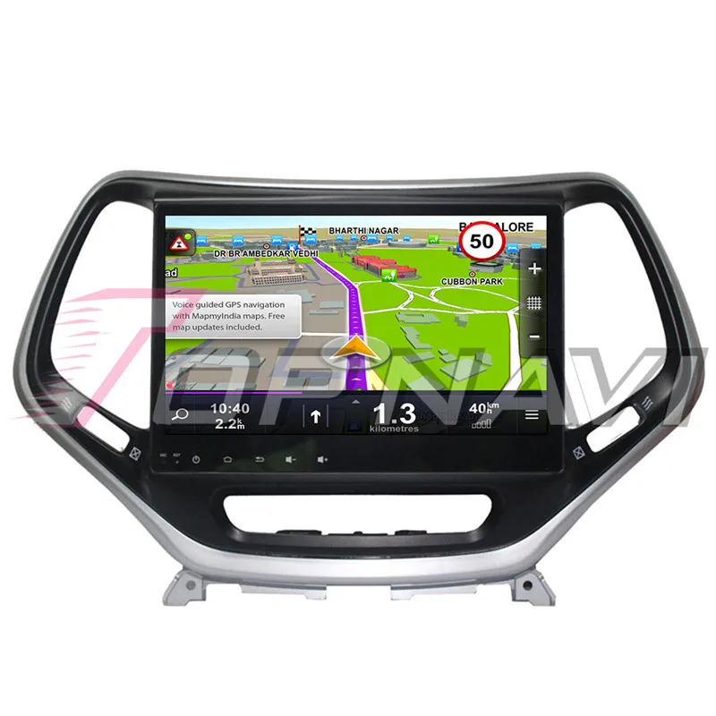 TOPNAVI Android 8 1 Автомобильная GPS навигация для JEEP Cherokee 2016 автомобильное радио
