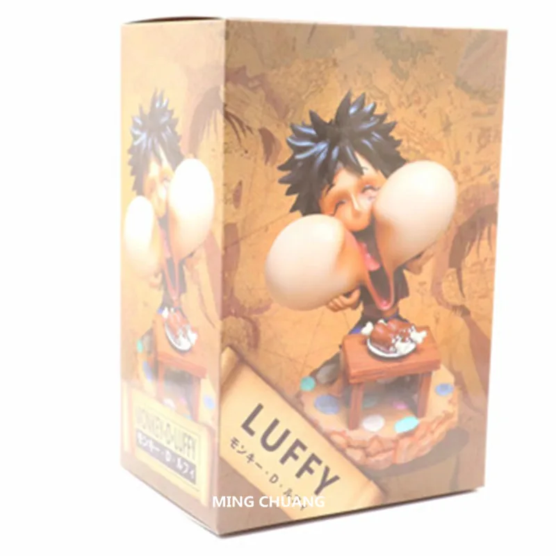 

4" ONE PIECE The Straw Hat Pirates Monkey D. Luffy GK Action Figure Collectible Model Toy BOX 12CM Z278