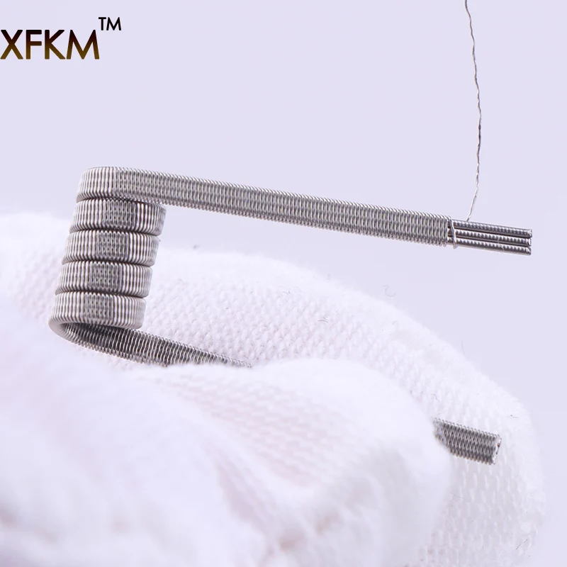 XFKM 50/100 шт. высокоплотная предварительно изготовленная катушка NI80 Premade Frameclapton 3